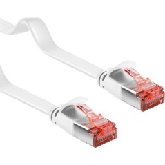 Goobay CAT 6 U/FTP PiMF 50cm Patch Cable White - High-Speed, Durable, Perfect for Home & Office Use!
